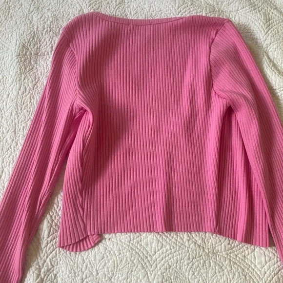 Zara rubbed pink top size S and cardigan M size sells as a set - Picture 13 of 16